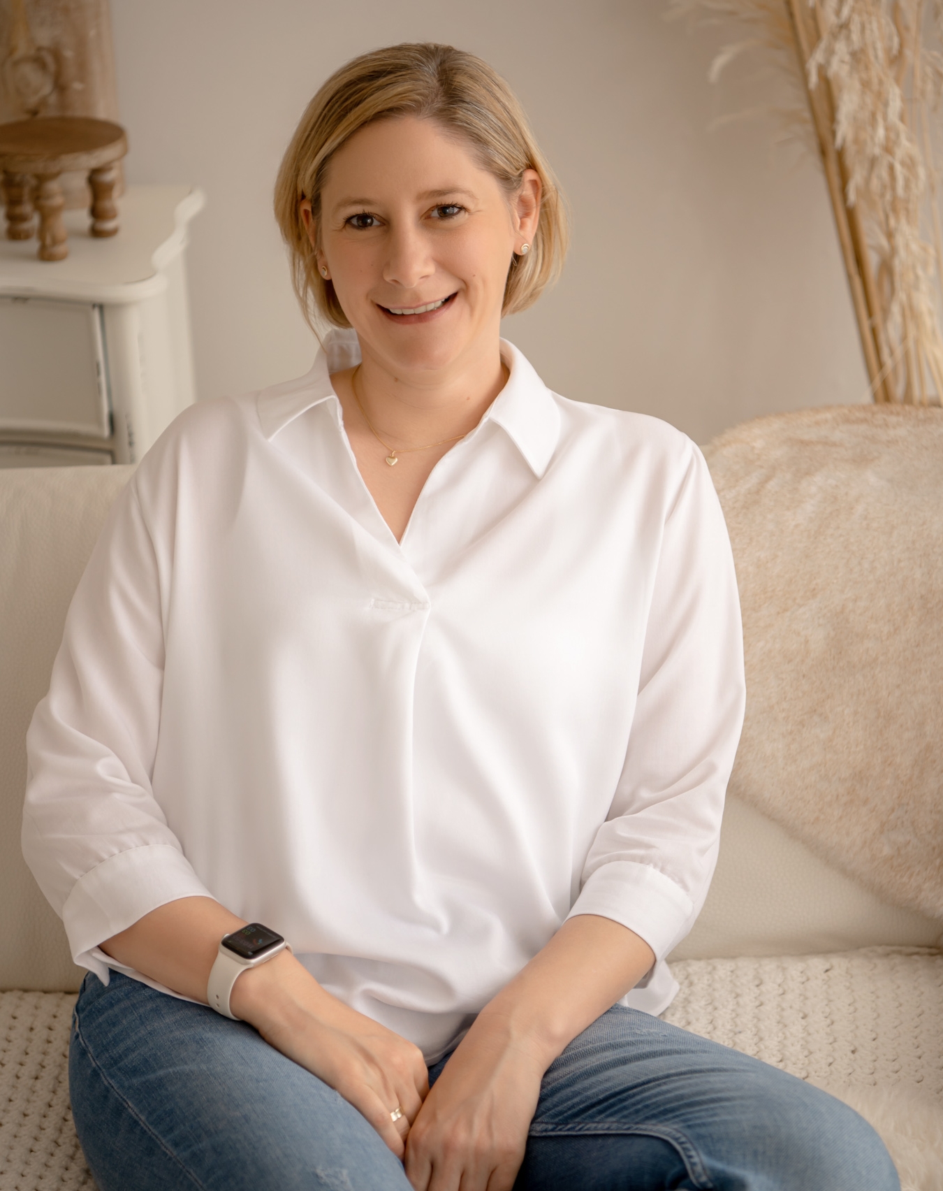 Theresia Riße bei der Arbeit